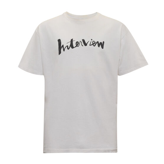 Andy Warhol white Interview magazine vintage t-shirt